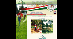 Desktop Screenshot of hungariacup2005.agria.hu