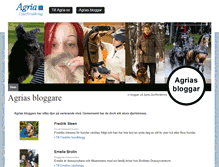 Tablet Screenshot of blogg.agria.se